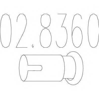 MTS 02.8360 Pipe Connector, exhaust system